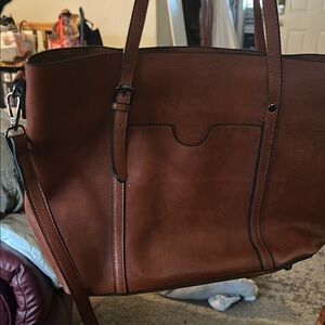 Brown Leather Tote Bag